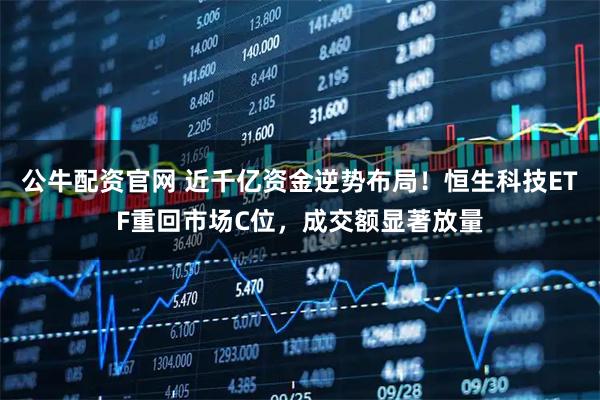 公牛配资官网 近千亿资金逆势布局！恒生科技ETF重回市场C位，成交额显著放量